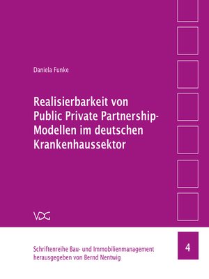 cover image of Realisierbarkeit von Public Private Partnership-Modellen im deutschen Krankenhaussektor